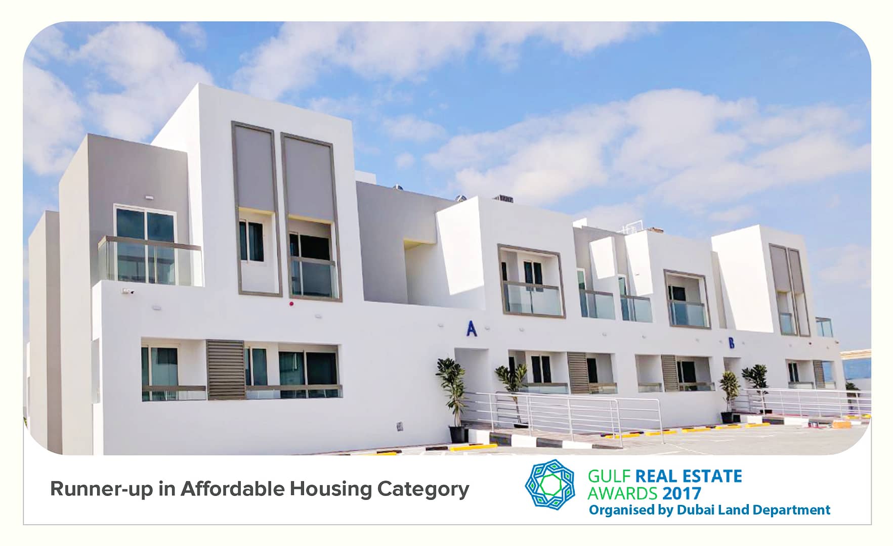 Award, Affordable Housing, Runner Up in Affordable Housing, Sunbeam Homes