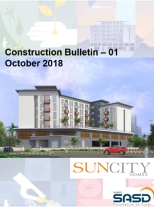 Suncity Homes, Construction Bulletin